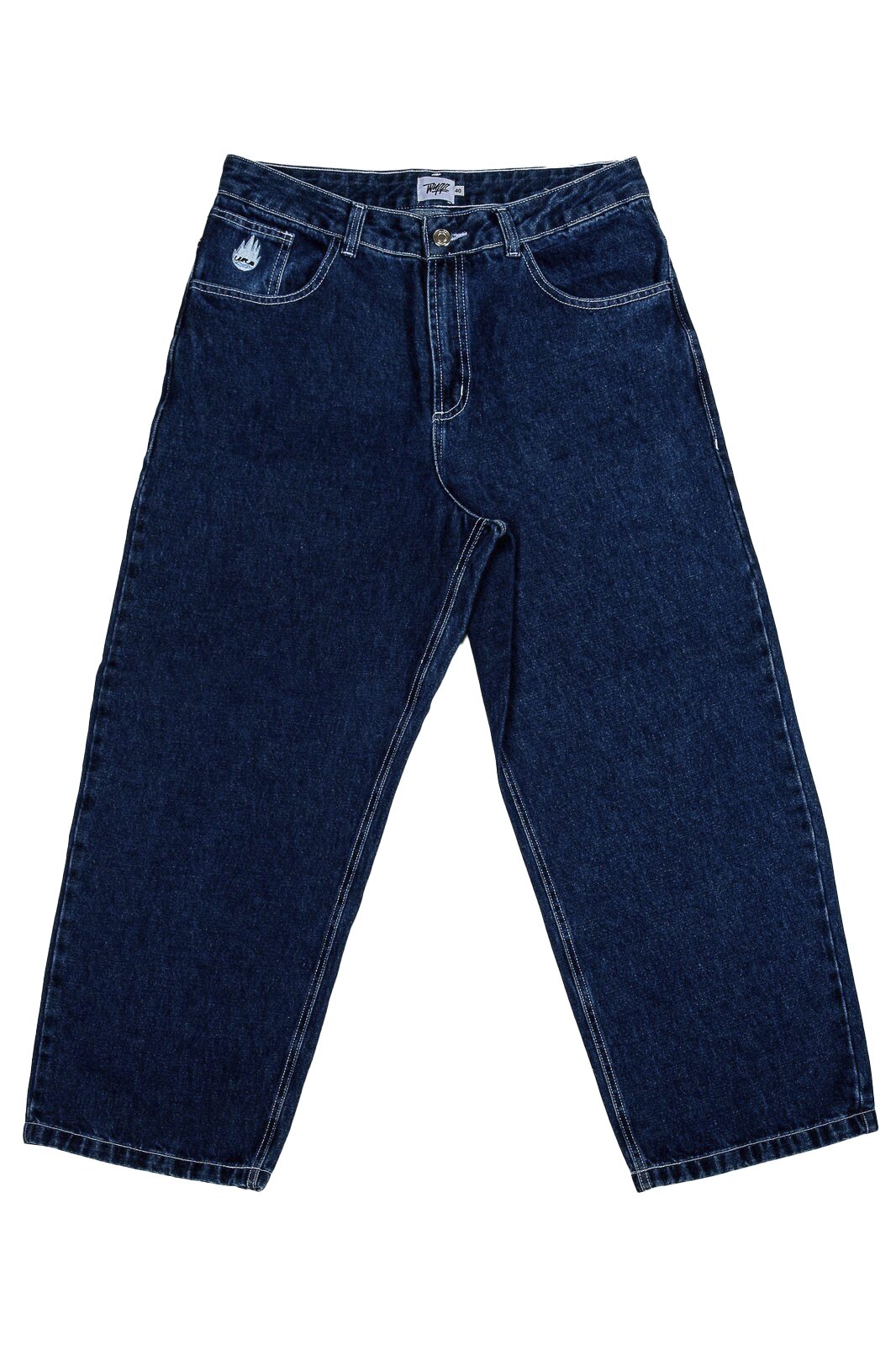Calça Jeans Baggy Azul Escura - WUFF